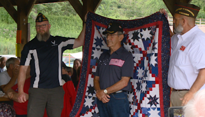Bangor veterans awarded Quilts of Valor at Independence Day celebration