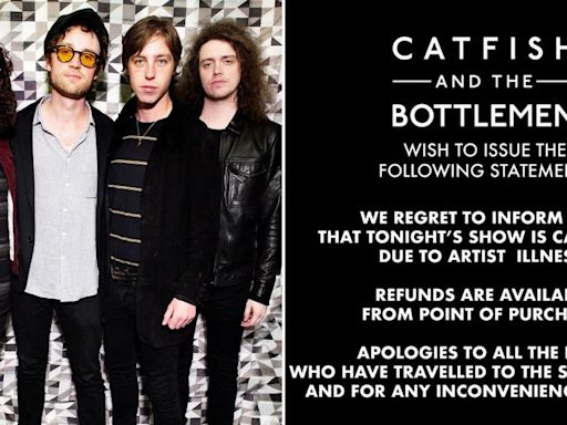 Catfish And The Bottlemen enrage fans by cancelling gig 15 minutes before start