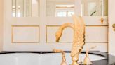 It's Time to Level Up Your Maximalist Bathroom with a Swan Faucet