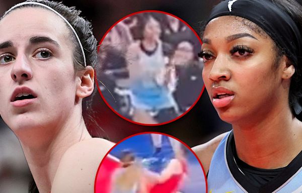 Angel Reese Applauds Cheap Shot on Caitlin Clark During Sky-Fever Game