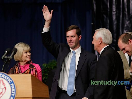 Kentucky’s governor is a rising political star who learned from another governor, his father