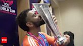 Watch: How the scenes unfolded inside the Indian dressing room after T20 World Cup win | Cricket News - Times of India