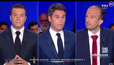 Audiences : Quel score pour le débat événement entre Jordan Bardella, Gabriel Attal et Manuel Bompard sur TF1 ?