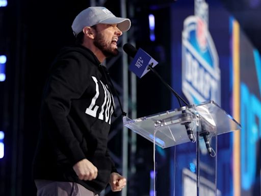 Eminem teases new album ‘The Death of Slim Shady’ during NFL Draft