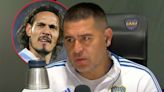 Qué dijo Riquelme de la negociación de Boca con Cavani antes del "no"