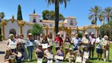Artistas de toda España visitan el centro Ifapa Alameda del Obispo para dibujar su patrimonio monumental