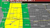 Strong to severe storms possible with locally heavy rain Wednesday into Thursday