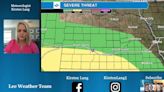 Severe storms bring threat for large hail in Nebraska. Meteorologist Kirsten Lang has the forecast