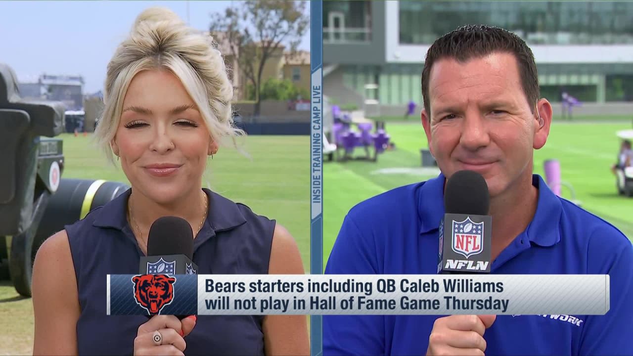 Rapoport: Caleb Williams won't play in Hall of Fame Game; Tyson Bagent to start | 'Inside Training Camp Live'
