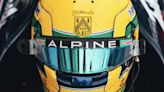 Pierre Gasly unveils Ayrton Senna tribute helmet for Imola