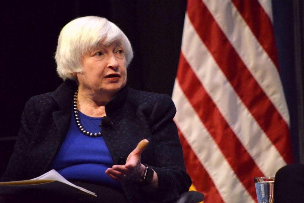 Janet Yellen Sees Inflation Normalizing This Year But Doesn't Take Eye Off China's Industrial 'Overcapacity'