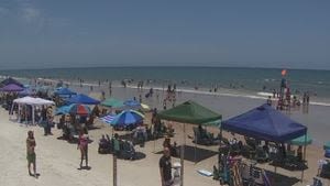 Central Floridians flock to the beach this Memorial Day