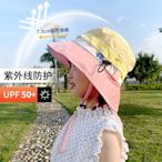 日本兒童防曬帽子寶寶遮陽帽防紫外線男女嬰兒漁夫帽夏季薄款