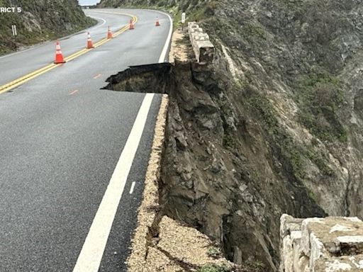 Hwy 1 in Big Sur to reopen ahead of schedule following road collapse in March, Gov. Newsom says