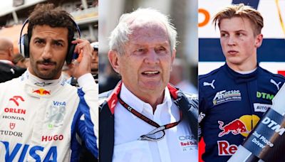 Liam Lawson to Replace Daniel Ricciardo at RB? Helmut Marko Hints at Driver Replacement for 2025