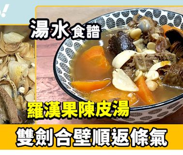 羅漢果湯食譜│羅漢果陳皮湯雙劍合壁 化痰止咳順返條氣