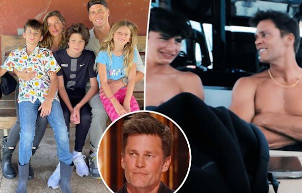 Tom Brady enjoys beach trip with his, Gisele Bündchen’s kids after brutal roast