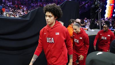 Brittney Griner honored to be wearing a USA Basketball jersey again after time in Russian prison