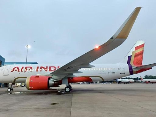 Air India’s first Airbus aircraft with new livery lands in Delhi