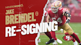 49ers are re-signing center Jake Brendel to 4-year deal