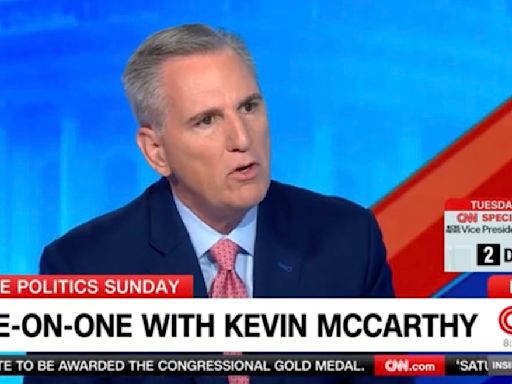 Kevin McCarthy Gets Defensive Addressing Trump Calling Harris ‘Mentally Disabled’