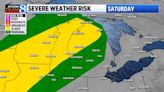 Chance of thunderstorms returns this weekend