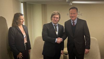 Javier Milei defendió la visita de David Cameron a Malvinas y elogió a Margaret Thatcher