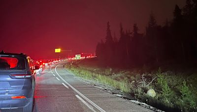 Police going door-to-door in Jasper after tourists and residents were forced to evacuate overnight