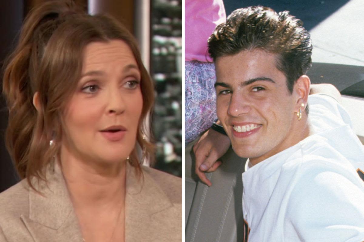 Drew Barrymore recalls late-night rendezvous with New Kids On The Block's Jordan Knight: "Loveliest, most chaste evening of my life"