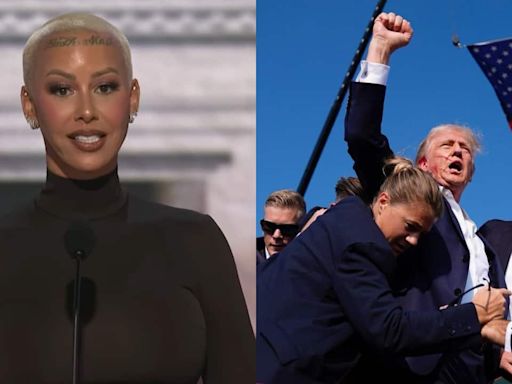 Amber Rose backs Donald Trump at Republican Convention, claims media deception