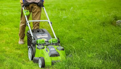 Save nearly $100 on a Greenworks electric lawn mower with this limited-time Amazon deal