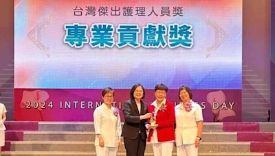 基隆長庚護理部胡瑞桃 榮獲2024年台灣傑出護理專業貢獻獎