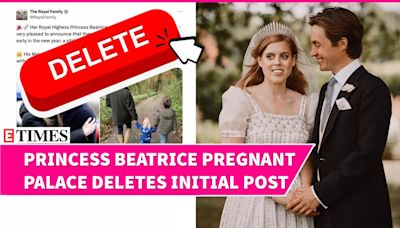 Buckingham Palace Deletes Initial Princess Beatrice's Pregnancy Announcement: Here's Why