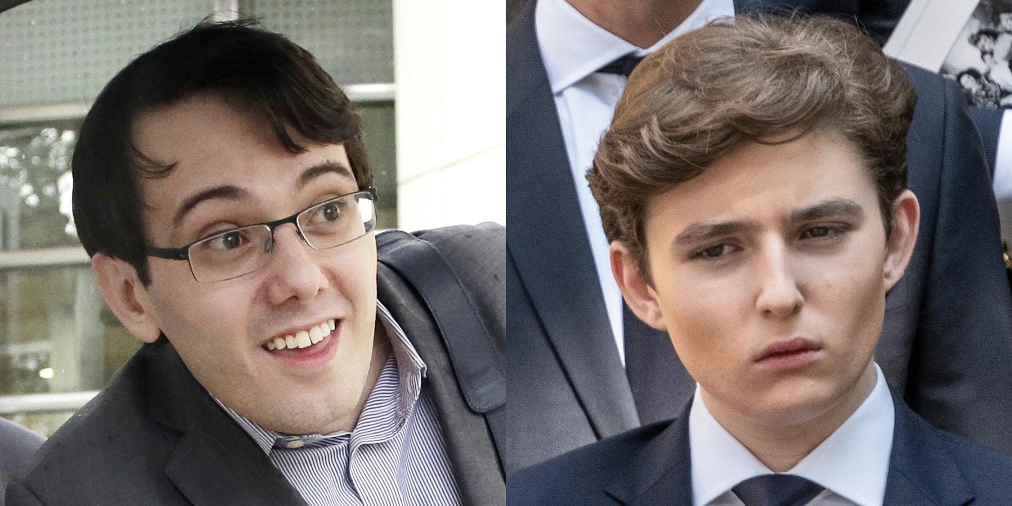 Martin Shkreli claims he helped Barron Trump launch a meme coin to get rich