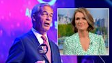 Moment Nigel Farage is booed off stage after beating Susanna Reid to TV award