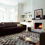 【Fuwaly】德國Esprit home穹熙地毯-200x300cm_ESP2834-05_客廳沙發 棕色 馬賽克 柔軟
