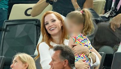 Jessica Chastain et ses enfants, Tom Cruise, Ariana Grande… Pluie de stars aux épreuves de gymnastique