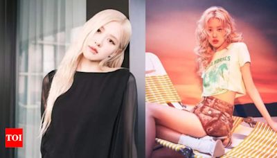 BLACKPINK's Rosé achieves platinum and gold certifications for solo hits 'On The Ground' and 'Gone' in the US | K-pop Movie News - Times of India