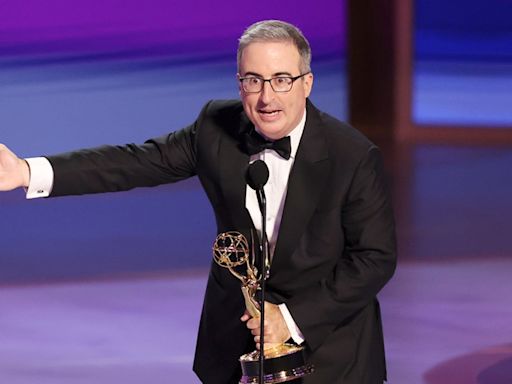 John Oliver Gets Played Off During Emmys Speech While Honoring His Family’s Dead Dog: ‘F— You, There You Go!’