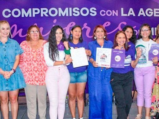 Firman candidatas de Morena compromisos para garantizar la autonomía física, económica y política de las mujeres