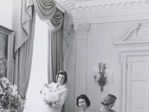 Never-Before-Seen Picture Released of Queen Elizabeth and Princess Margaret With Their Newborn Babies