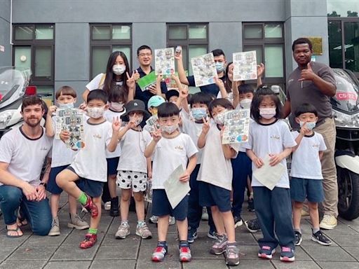 新北幼兒園萌童參觀林口警分局 扮小小波麗士喊「我長大也要當警察！」