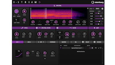 Steinberg’s free X-Stream synth can “turn any samples into smooth evolving soundscapes and textures”