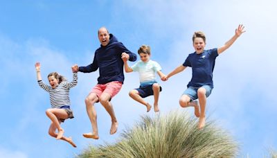 Prince William Lets Loose in Untraditional Birthday Portrait With His Kids