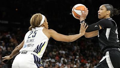 A’ja Wilson becomes Aces’ all-time leading scorer as they beat Wings 104-85