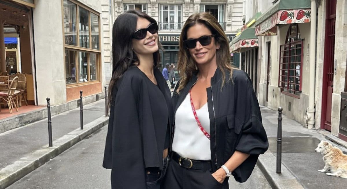 Kaia Gerber and Cindy Crawford Already Medal in Mother-Daughter Olympic Matching