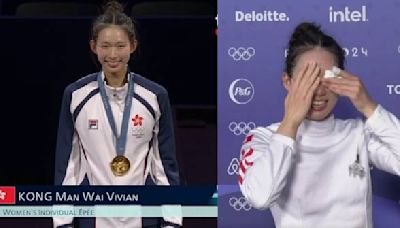 巴黎奧運丨奪金後第一時間接受TVB訪問 江旻憓真情流露又喊又笑：今次終於冇做得唔好喇！