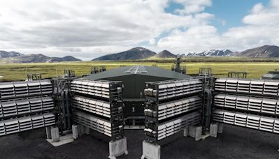 The world's largest fans designed to suck carbon from the air are up and running in Iceland