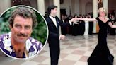 Tom Selleck tuvo que “rescatar” a Lady Di de John Travolta durante su icónico baile juntos