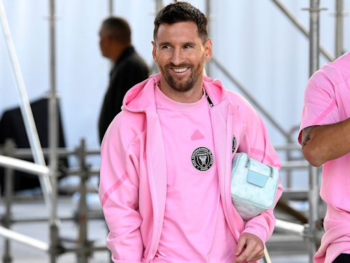 Leo Messi mostró un adelanto de la nueva bebida energética que lanzará al mercado el próximo mes